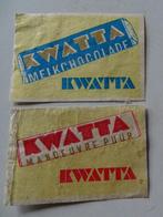 KWATTA    MELK EN PUUR CHOCOLADE, Verzenden, Luciferdoosjes of -merken