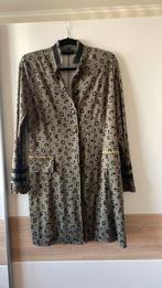 Tuniekjurk met aparte tijgerprint in groen en zwart mt 40, Ophalen of Verzenden, Zo goed als nieuw, Maat 42/44 (L), Zwart