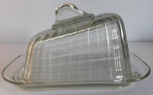 Persglazen Leerdam Kaasstolp, Antiek en Kunst, Antiek | Glas en Kristal, Ophalen of Verzenden