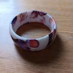 Armband met vlinders, Ophalen of Verzenden, Zo goed als nieuw, Overige kleuren, Kunststof of Plastic