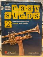 Easy Steps 2 trompet, lesboek 2 cd’s, Les of Cursus, Trompet, Gebruikt, Ophalen of Verzenden