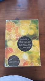 Statistical methods for business and economics boek, Boeken, Studieboeken en Cursussen, Ophalen of Verzenden, Beta, Zo goed als nieuw