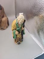l Antique Vtg 6cm Chinese Mudman Wiseman Figurine, Antiek en Kunst, Ophalen of Verzenden