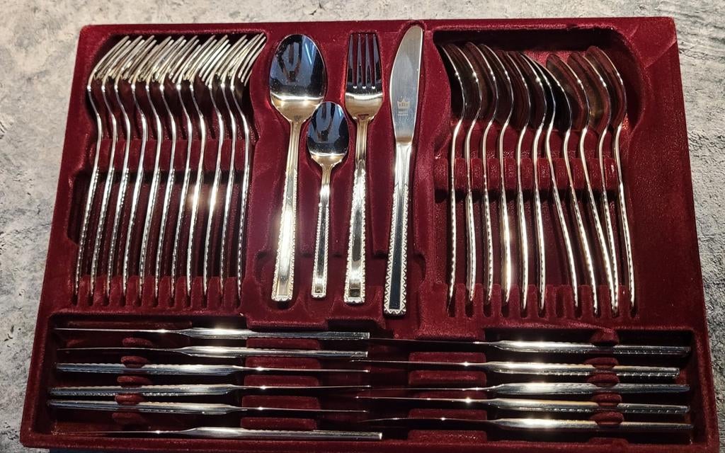 Sbs bestek 12 pers., Ophalen, Nieuw, Rvs of Chroom