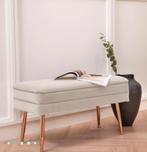 WESTWING Fluwelen gestoffeerde bank Pavlina met opbergruimte, Ophalen, Zo goed als nieuw, Rechthoekig