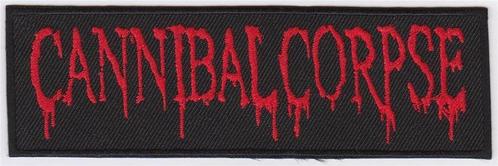 Cannibal Corpse stoffen opstrijk patch embleem #1, Verzamelen, Muziek, Artiesten en Beroemdheden, Nieuw, Kleding, Verzenden