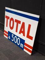 Super groot en zwaar emaille bord TOTAL️⛽️, Ophalen, Reclamebord, Gebruikt, .
