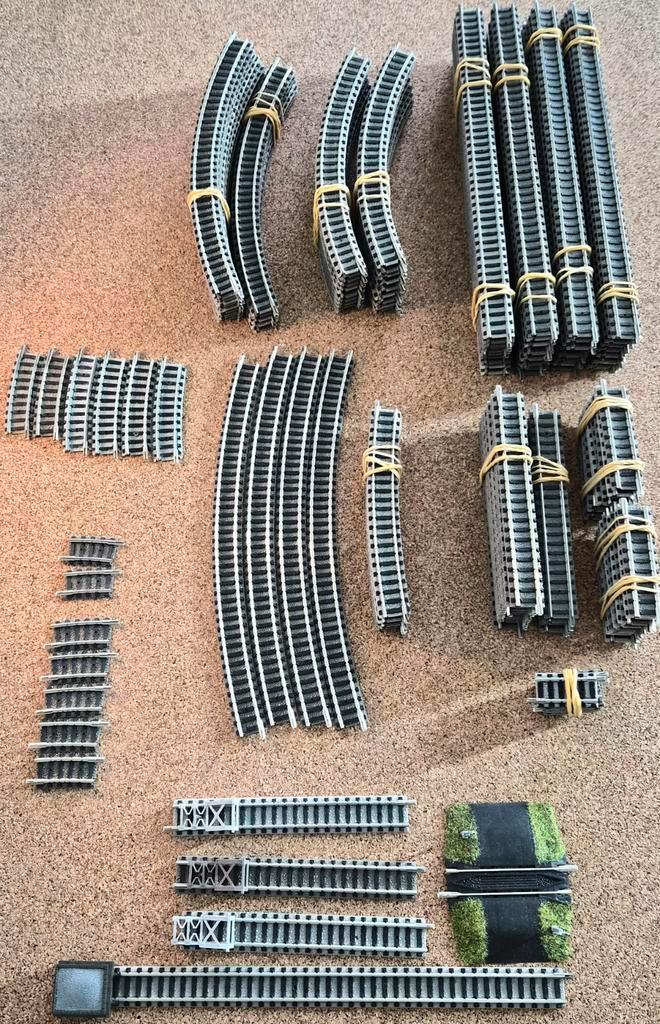 Fleischmann piccolo rails, Hobby en Vrije tijd, Modeltreinen | N-Spoor, Gebruikt, Rails, Gelijkstroom, Fleischmann, Ophalen of Verzenden