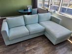 Vimle 3-zitsbank met chaise longue - baby blauw, Ophalen, Driepersoons, Zo goed als nieuw, 200 tot 250 cm
