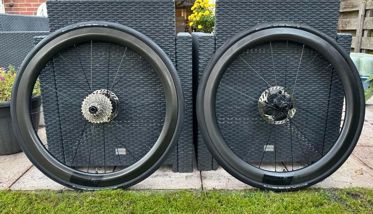 Syncros Capital 1.0 Disc Carbon Wielset - 50mm, Fietsen en Brommers, Fietsonderdelen, Gebruikt, Racefiets, Wiel, Ophalen of Verzenden