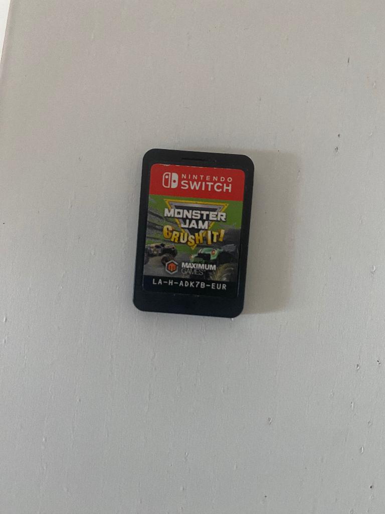 Nintendo switch monster jam crush it, 1 speler, Racen en Vliegen, Ophalen of Verzenden, Zo goed als nieuw