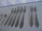 9 vintage Voorschoten + Safira bestek vlekvrij 1930-1945 p s, Ophalen of Verzenden