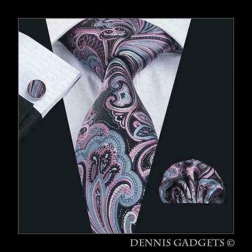 Dennis Gadgets: 100 % zijden stropdas ( 3 delig !! ) DG 1643, Kleding | Heren, Stropdassen, Nieuw, Met patroon, Overige kleuren