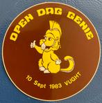 STICKER OPEN DAG GENIE 10 SEPT 1983 VUGHT, Verzamelen, Stickers, Nieuw, Verzenden