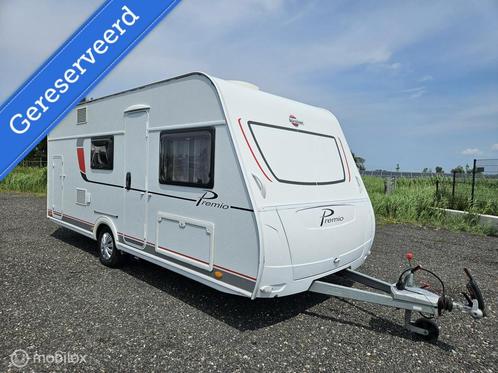 BURSTNER PREMIO 495 TK,STAPELBED,MOVER,AIRCO,VOORTENTBOILER, Caravans en Kamperen, Caravans, Bedrijf, tot en met 6, 1000 - 1250 kg