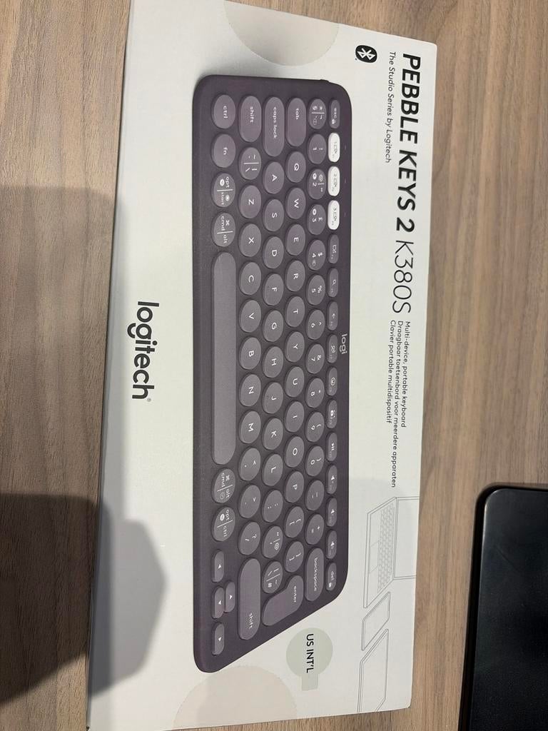 Logitech Pebble Keys 2 K380s Draadloos Toetsenbord, Computers en Software, Toetsenborden, Ophalen of Verzenden, Qwerty, Nieuw