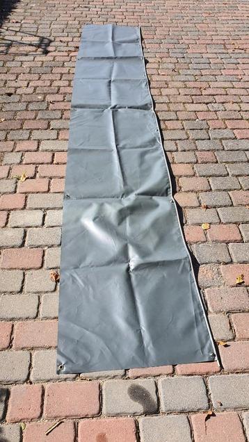 Camper ondertent tochtstrook 4m x 65cm – PVC doek met ogen beschikbaar voor biedingen