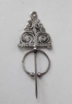 Mooie oude zilveren Fibula mantelspeld of doekspeld (8063), Ophalen, Zilver, Overige typen