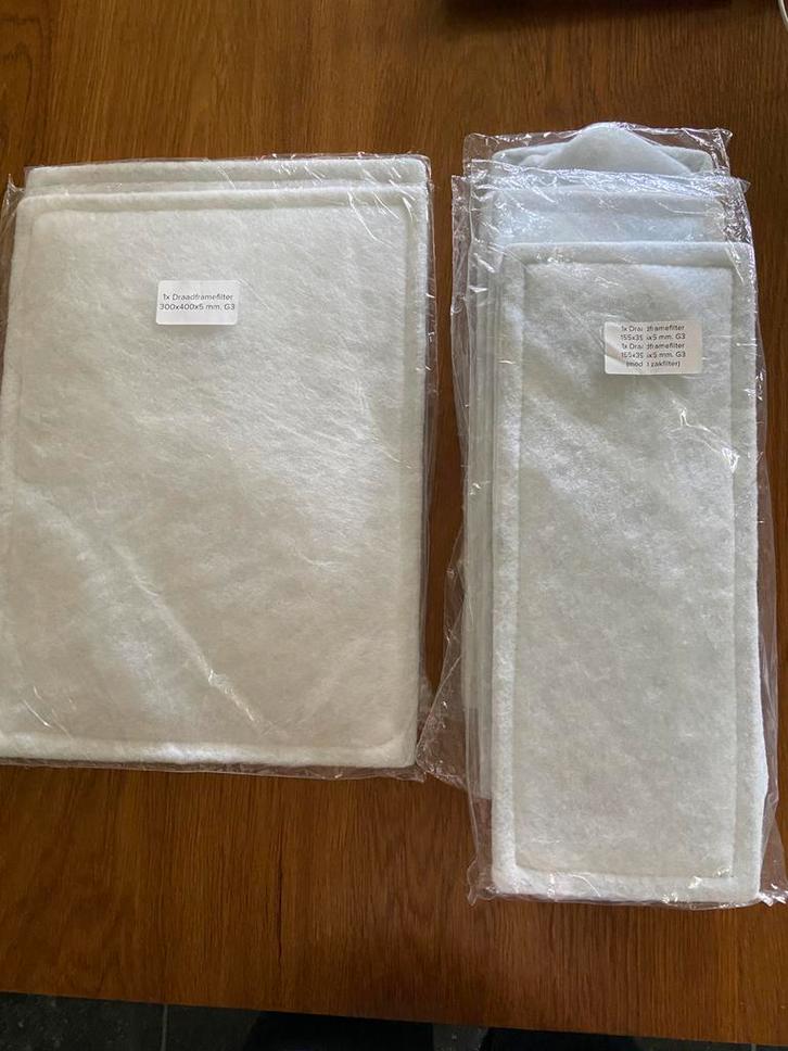 WTW draadframefilters, Doe-het-zelf en Verbouw, Ventilatie en Afzuiging, Zo goed als nieuw, Ventilator en Afzuiger, Ophalen of Verzenden