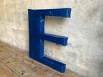 Metalen gevelletters | reclameletters E en D | vintage, Ophalen of Verzenden, Gebruikt, Reclamebord
