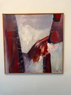 Abstract, acryl op board, afm. 70 x 70 cm, Ophalen