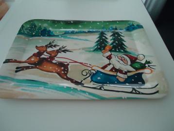 dienblad voor kerst 42 x 29.5 cm kunststof beschikbaar voor biedingen