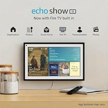 Echo Show 15 | Full HD 15.6" Smart Display met Alexa & Fire beschikbaar voor biedingen