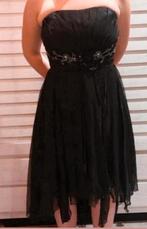 Zwarte strapless jurk - Maat XS, Zwart, Ophalen of Verzenden, Zo goed als nieuw, ZGAN