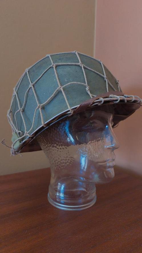 WW2 us M1 helm, Verzamelen, Militaria | Algemeen, Landmacht, Helm of Baret, Amerika, Ophalen of Verzenden