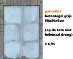 OPRUIMING TERRASTEGELS Nijmegen 60x60 50x50 zwart antraciet, Nieuw, Beton, Terrastegels, Verzenden