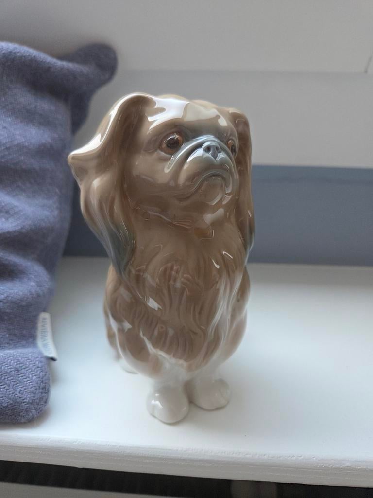 Lladro beeldje van een hondje, Ophalen of Verzenden, Zo goed als nieuw, Dier