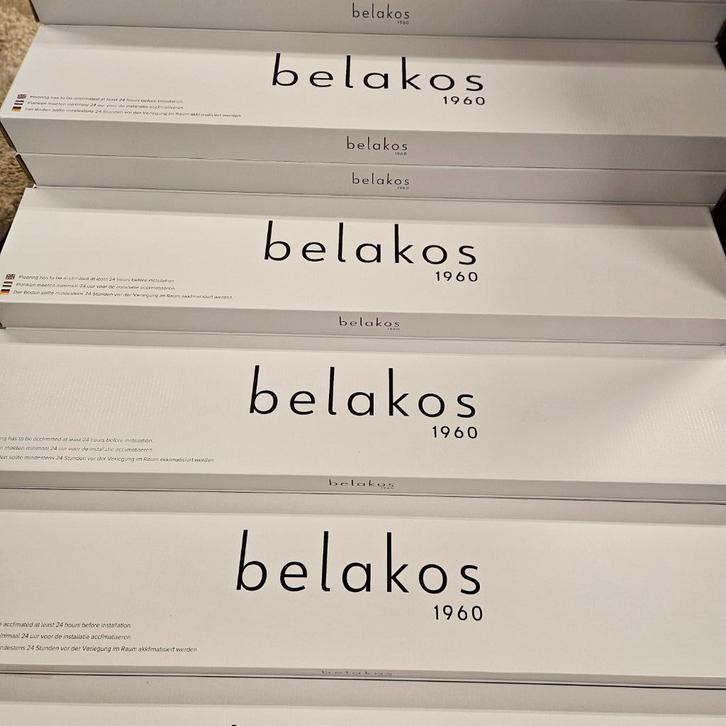 PVC Belakos visgraat KL 74 /77, Huis en Inrichting, Stoffering | Vloerbedekking, Nieuw, Overige typen, 75 m² of meer, Ophalen