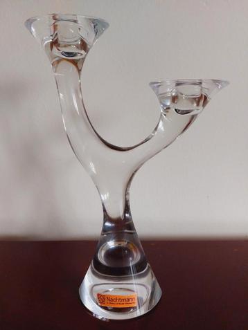 Kristallen Nachtmann Kandelaar - Gesigneerd & Met Sticker beschikbaar voor biedingen