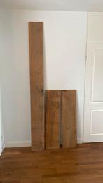 Mooie massief eikenhouten planken boeren landelijk, Doe-het-zelf en Verbouw, Hout en Planken, Gebruikt, 25 tot 50 mm, Eiken, Ophalen of Verzenden