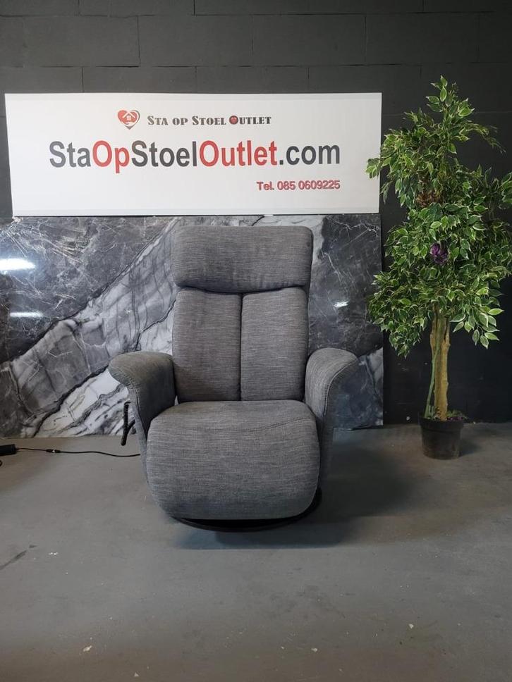 Staopstoel Meubelzorg Sublime Charcoal Stof, Huis en Inrichting, Fauteuils, Zo goed als nieuw, Stof, 50 tot 75 cm, Minder dan 75 cm