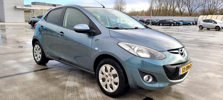 Mazda 2 1.3 Bifuel 62KW 5DRS 2013 Grijs, Auto's, Mazda, Particulier, LPG, A, Hatchback, Handgeschakeld, Origineel Nederlands, Zilver of Grijs