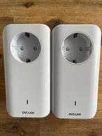 2 stuks DVS 1200 Powerline adapters (model MT:2791), Computers en Software, Netwerk switches, Ophalen of Verzenden, Zo goed als nieuw