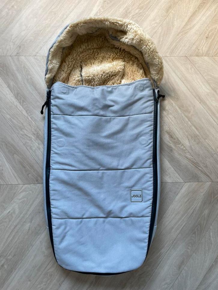 Joolz Puffer Polar voetenzak foot muff 100% wol zilver/grij, Kinderen en Baby's, Dekens, Slaapzakjes en Inbakerproducten, Zo goed als nieuw