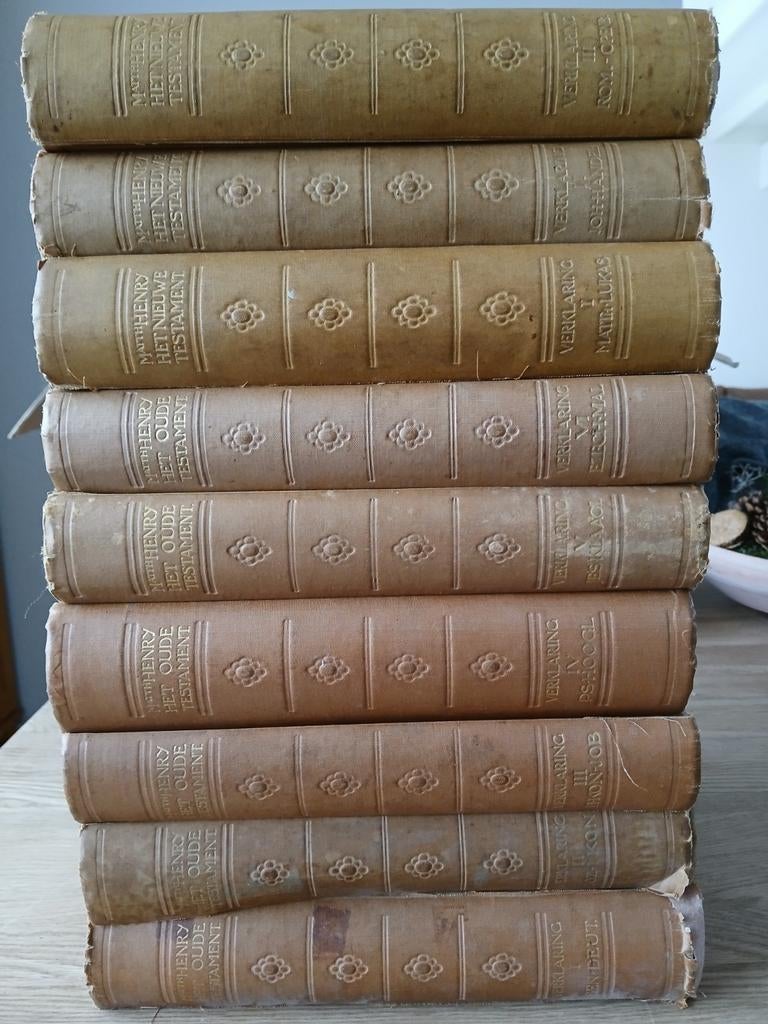 Compleye Studiebijbel Matthew Henry (1909-1916), Ophalen of Verzenden, Gelezen, Matthew Henry, Christendom | Protestants