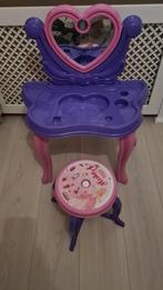 Leuke make-up tafel met stoel voor kinderen, Ophalen of Verzenden, Gebruikt, Meisje