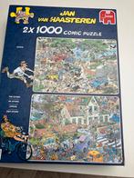 Jan van Haasteren 2x1000 Comic Puzzel, Ophalen, 500 t/m 1500 stukjes, Zo goed als nieuw, Legpuzzel