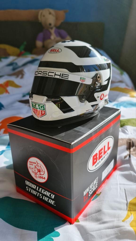 Andre Lotterer Porsche FE helm 2021 1:2 aangeboden, Verzamelen, Automerken, Motoren en Formule 1, Nieuw, Formule 1, Ophalen of Verzenden