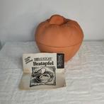 Romertopf appelbrader met receptenboekje natuurlijke klei, Huis en Inrichting, Ophalen of Verzenden, Zo goed als nieuw