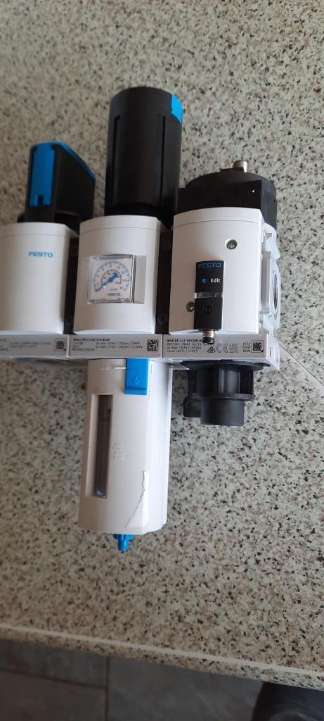 Festo filterregelventiel ms6-lfr-1/2-d7-erm-as-z met toebeho, Doe-het-zelf en Verbouw, Compressors, Nieuw, Ophalen of Verzenden