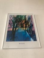 5x illustratie in lijst o.a.Thomas Leung en Mike Fitzpatrick, Ophalen, 50 tot 75 cm, Overige typen, Zo goed als nieuw