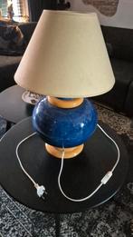 Vintage Kostka Lamp Blauw Keramiek, Huis en Inrichting, Ophalen of Verzenden, Zo goed als nieuw, Kostka, 50 tot 75 cm