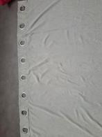 4 Grijze gordijnen   kant en klaar, Ophalen of Verzenden, Zo goed als nieuw, 100 tot 150 cm, 200 cm of meer