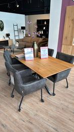 Buitenkans! Eetafel North 160x90 cm, Ophalen, Zo goed als nieuw, Bruin, Vier