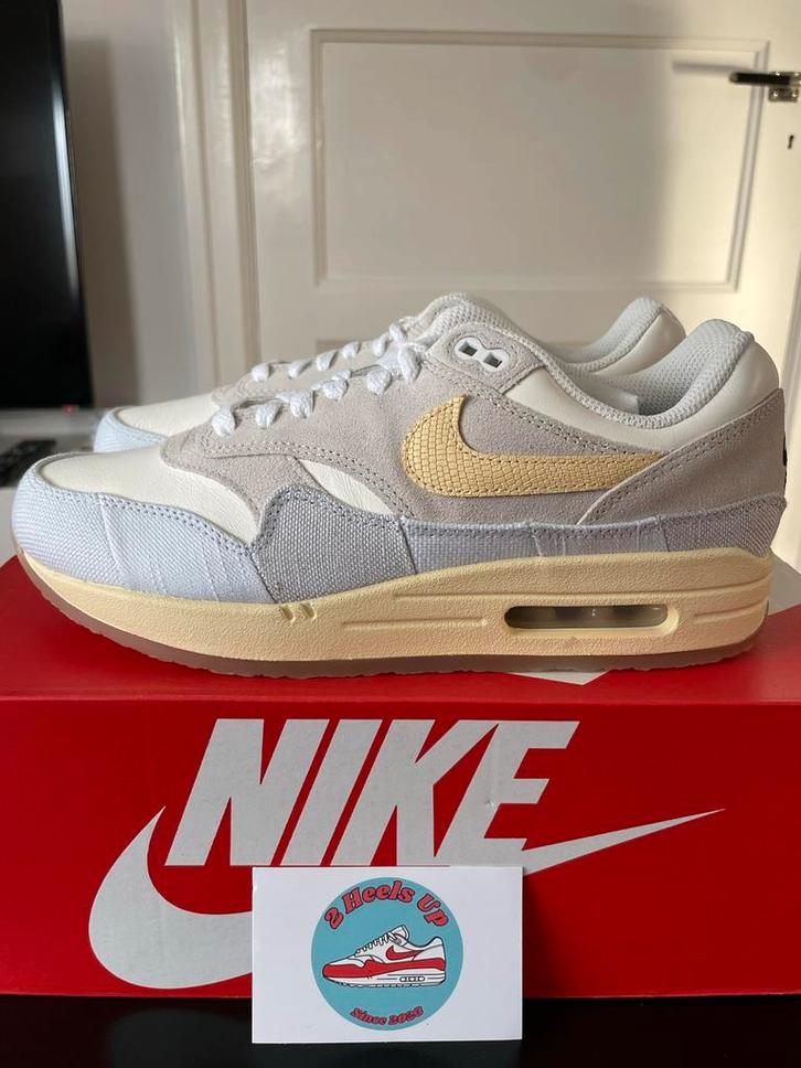 Nike Air Max 1 Crepe Light Bone - maat 40,5, Kleding | Heren, Schoenen, Nieuw, Sneakers of Gympen, Overige kleuren, Ophalen of Verzenden