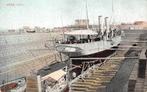 Suez Egypte Stoomboot Archimede op het droogdok Afrika, Ophalen of Verzenden, 1920 tot 1940, Ongelopen, Buiten Europa